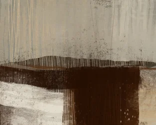 Aards, abstract landschap