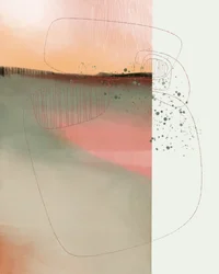 Rustig abstract landschap