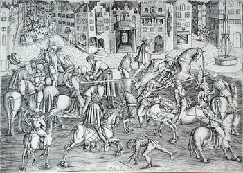 Het toernooi, ca. 1500