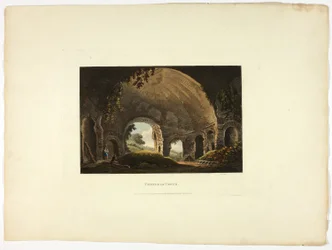 Tempel van Venus, plaat achtendertig van de Ruïnes van Rome