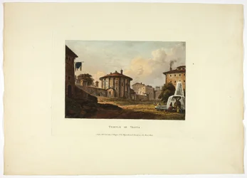 Tempel van Vesta, plaat negentien uit de ruïnes van Rome