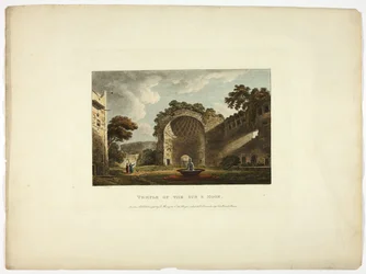 Tempel van de zon en de maan, plaat twee uit Ruïnes van Rome