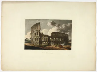 Het Colosseum, plaat vijftien van de Ruïnes van Rome