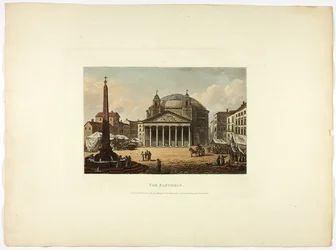 Het Pantheon, plaat zesentwintig van de Ruïnes van Rome
