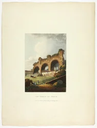 De Tempel van de Vrede, plaat negen van de Ruïnes van Rome