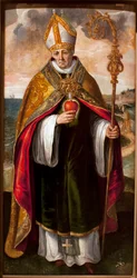 Augustinus van Hippo - Sint-Augustinus (Augustinus van Hippo, 354-430), schilderij van Maarten de Vos (Martin de Vos, Marten de Vos) (1532-1603)