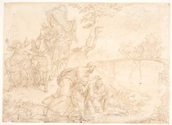 Filip doopt de schatmeester van de Ethiopische koningin Kandake