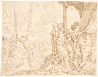 Het Lichaam van Holofernes Gevonden door Bagoas