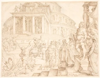 Josias beveelt de paarden te verwijderen en de zonnewagens te verbranden