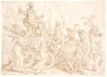 Triomfwagen. Bellum (Oorlog)