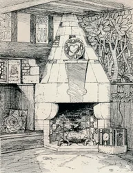 Een hoekhaard, c1895, 1896