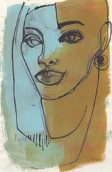 Schetsboek 23, 2025 (temperaverf, inkt op papier)