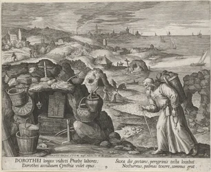 Sint Dorotheus van Gaza als kluizenaar