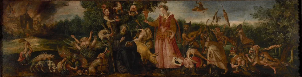 De verzoeking van Sint-Antonius, 1585-1590