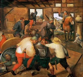 Ruzie tussen soldaten en boeren