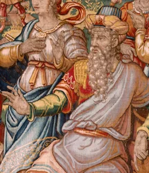 Joash wordt geïnformeerd dat Gideon het altaar van Baäl heeft vernietigd