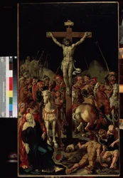 De Calvarie, De kruisiging