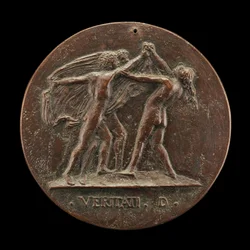 Waarheid Onthuld door Twee Mannen [achterkant], 1520s