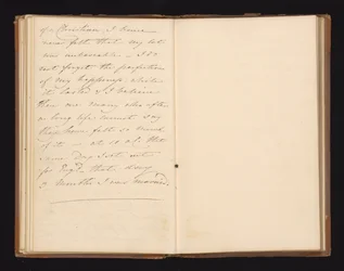 Manuscriptuittreksel uit Lady De Lancey