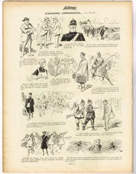 La Baionnette, Satirisch in Kleur