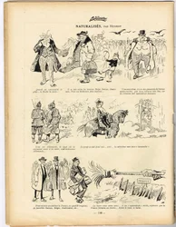 La Baionnette, Satirisch in kleuren