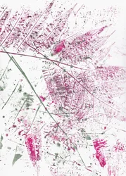 Abstracte varenbladeren