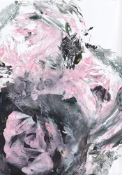 Roze Grijs Dynamisch Abstract