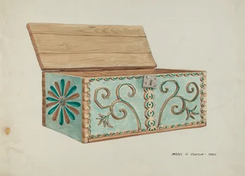 Grote kist, ca. 1937