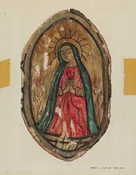Retablo - Santa Maria, ca. 1939