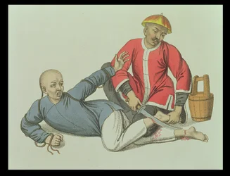 Hamstringen van een misdadiger, plaat 17 uit 