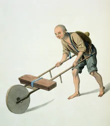 Een arbeider, plaat 27 uit 