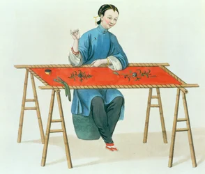 Een Vrouw die Borduurt, plaat 41 uit 