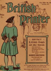 The British Printer Vol. XXX - No. 175 April-Mei, 1917 omslag, 1917