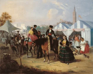 Op de beurs van Sevilla