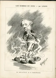 Illustratie van Manuel Luque (1854-1919) voor de Omslag van La Caricature (1880)