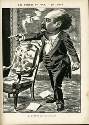 Illustratie van Manuel Luque in La Caricature (1880)