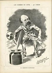 Illustratie van Manuel Luque (1854-1919) in La Caricature (1880)