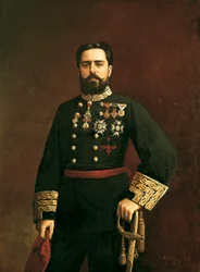 Portret van Karel van Bourbon en Oostenrijk-Est