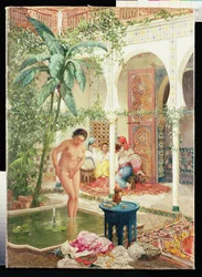 Vrouwen van de Harem bij het Zwembad