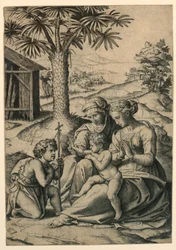 Madonna van de palmboom