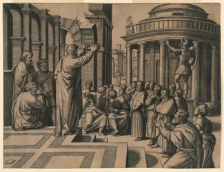 Sint Paulus Predikend in Athene