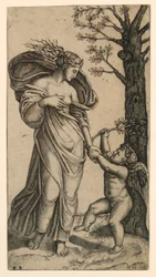 De Verzoening van Minerva en Cupido