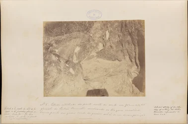 Gedetailleerde studie van het noordelijke deel van de carte in de Red Gate glaciale formatie