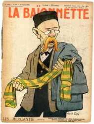 Omslag van La Baionnette, Satirisch in Kleuren