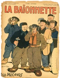 Omslag van La Baionnette, Satiriek in Kleuren
