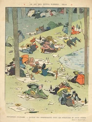 Tentoonstelling van de culinaire kunsten - Salon des Indépendants (Elke zondag en feestdag) van de achteromslag van 