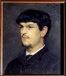 Portret van de Franse componist Claude Debussy