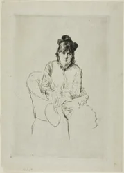 Portret van Berthe Morisot