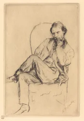 Renoir zittend