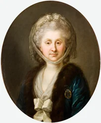 Pools: Portret van Ludwika Zamoyska née Poniatowska, née Poniatowska